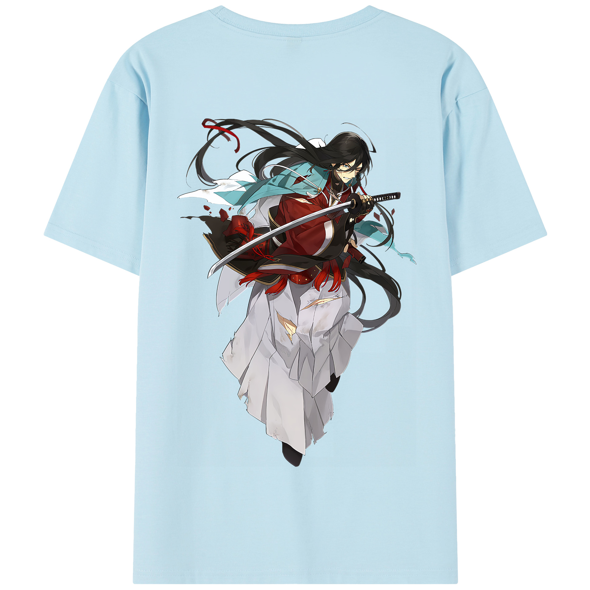（画像用） 刀剣乱舞 Touken Ranbu 綿100％半袖Tシャツ（背面プリント）